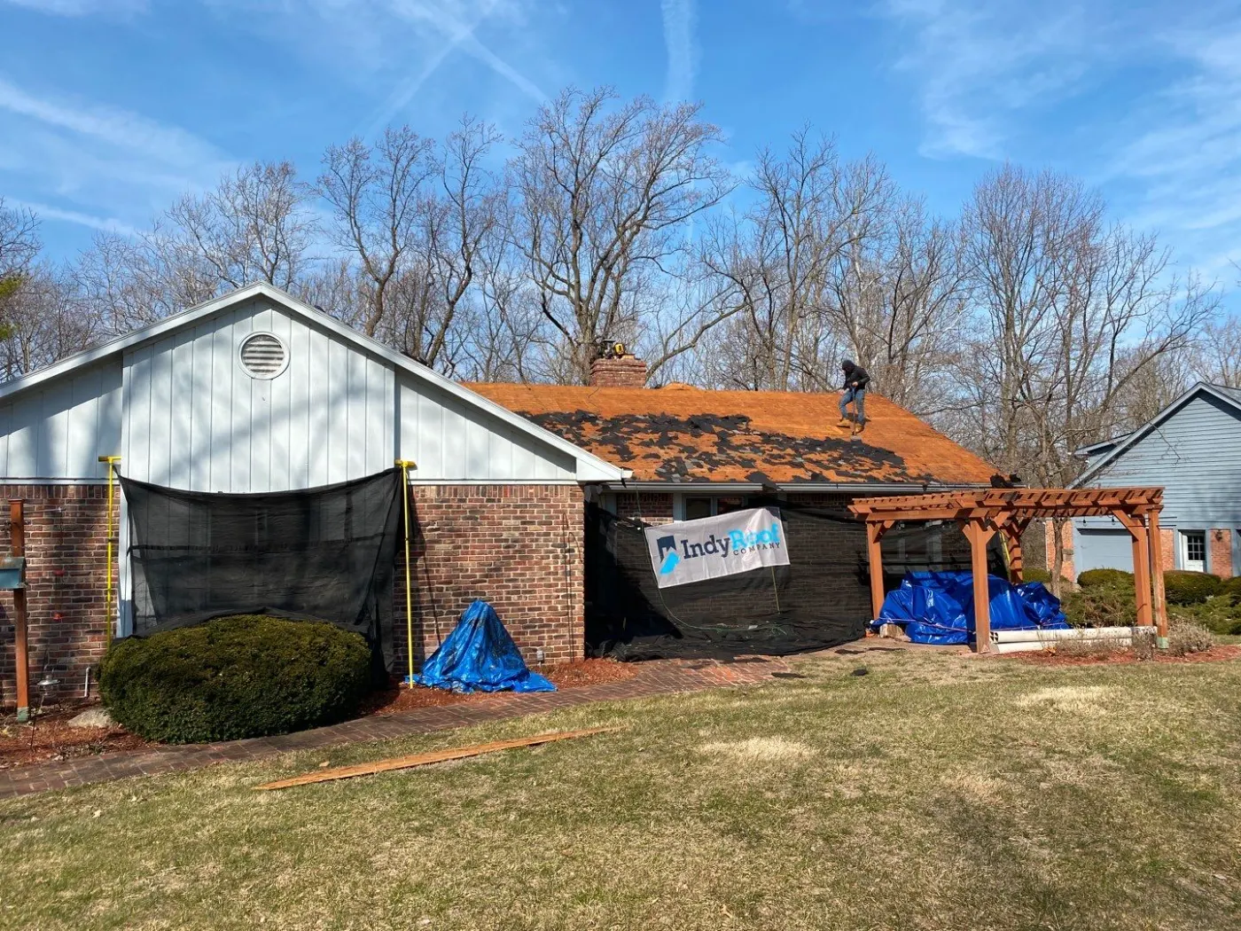 Soffit and fascia work in Plum Creek